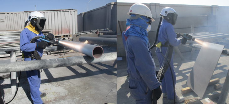 Thermal Spray Aluminium Coating at  OICC Nizwa Facility